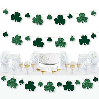 Big Dot Of Happiness St. Patrick's Day - Party Diy Decor - Clothespin Garland Banner - 44 pc