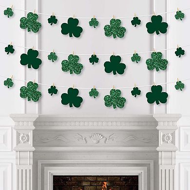 Big Dot Of Happiness St. Patrick's Day - Party Diy Decor - Clothespin Garland Banner - 44 Pc