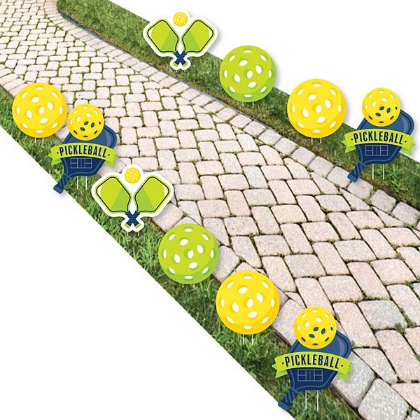 Big Dot of Happiness Let’s Rally Pickleball Birthday & Retirement Lawn