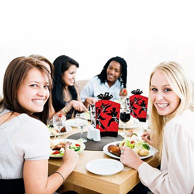 Big Dot Of Happiness Karate Master - Table Decor Party Fold & Flare Centerpieces - 10 Ct