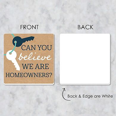 Big Dot Of Happiness Home Sweet Home - Funny Housewarming Decor Gift - Drink Coasters - 6 Ct