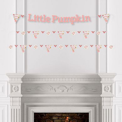 Big Dot Of Happiness Girl Little Pumpkin - Fall Birthday Or Baby Shower Letter Banner Decor