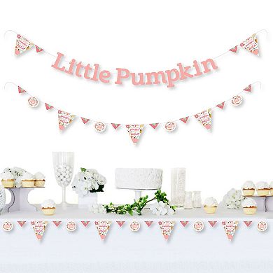 Big Dot Of Happiness Girl Little Pumpkin - Fall Birthday Or Baby Shower Letter Banner Decor