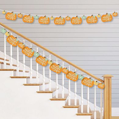 Big Dot Of Happiness Little Pumpkin Birthday Or Baby Shower Clothespin Garland Banner 44 Pcs