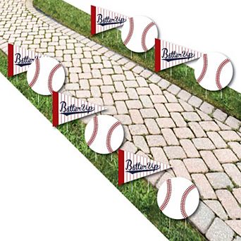Big Dot of Happiness Batter Up - Baseball Lawn Decor - Outdoor Party Yard Decor - 10 pc