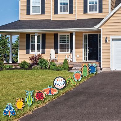 Big Dot of Happiness Buggin' Out Lawn Decorations Bugs Birthday Party Yard Decorations 10 Pc