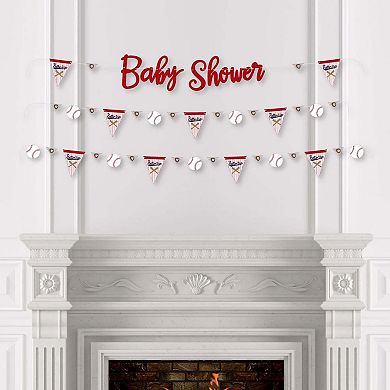 Big Dot Of Happiness Batter Up - Baseball - Party Letter Banner Decoration - Baby Shower