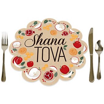 Big Dot Of Happiness Rosh Hashanah Jewish New Year Party Decorations Paper Chargers 12 ct