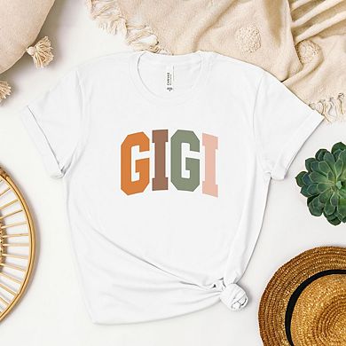 Gigi Colorful Short Sleeve Graphic Tee