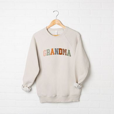 Grandma Colorful Bella Canvas Sweatshirt