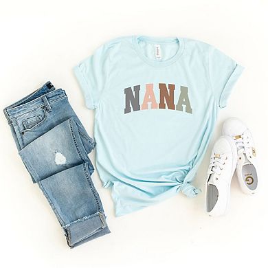 Nana Colorful Short Sleeve Graphic Tee