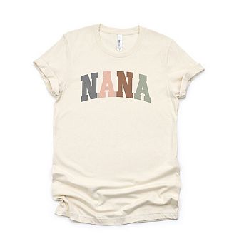 Nana Colorful Short Sleeve Graphic Tee