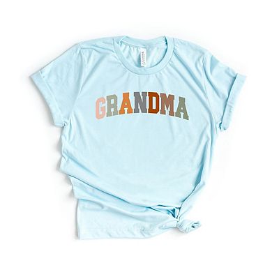 Grandma Colorful Short Sleeve Graphic Tee