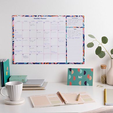 Rileys & Co Monthly Planner Desk Pad, Undated Planner Calendar