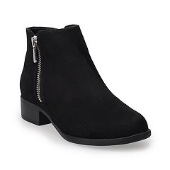 Kohls girls black boots best sale