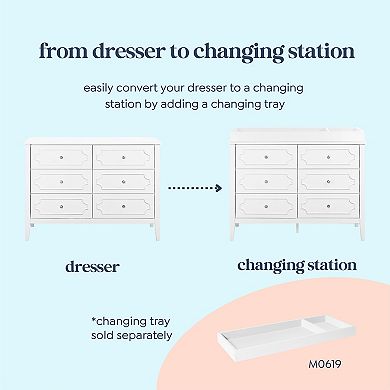 DaVinci Chloe Regency 6-Drawer Nursery Dresser