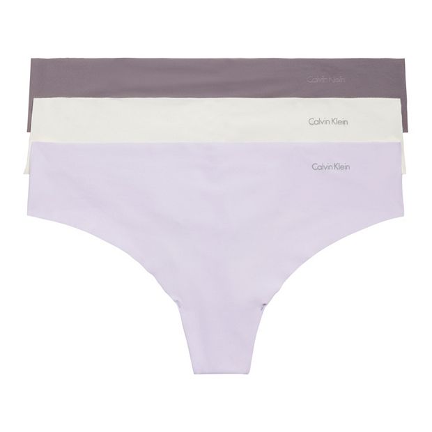 Women's Calvin Klein 3-pk. Invisibles Seamless Thong Panty Set QD3558