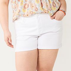 Womens White SO Denim Shorts - Bottoms, Clothing