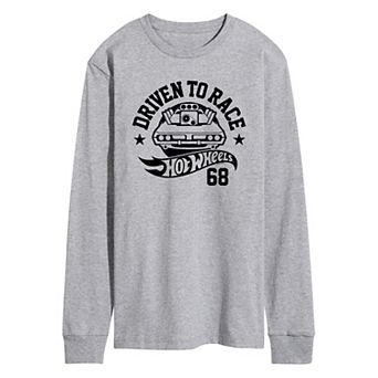 Men's Hot Wheels Driven To Race Long Sleeve Graphic Tee
