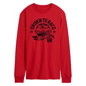 Men's Hot Wheels Driven To Race Long Sleeve Graphic Tee