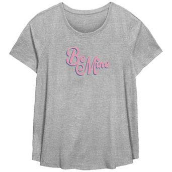 Plus Size Be Mine Graphic Tee