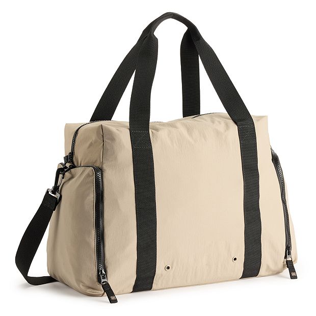 NEW FLX Functional Duffle Bag, Khaki, Tan, Lightweight, MSRP: $60