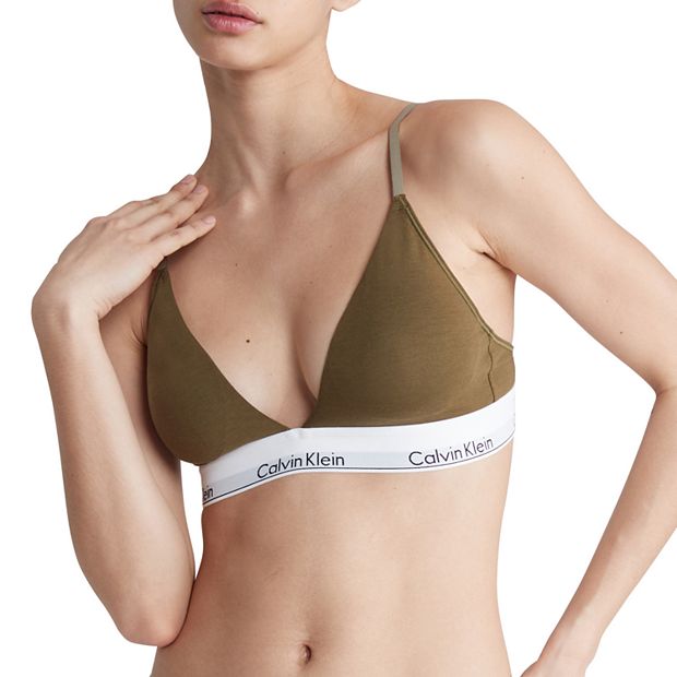 Buy Calvin Klein Structure Lightly Lined Triangle Bralette