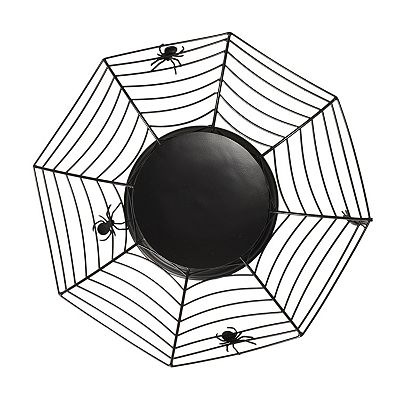 Spiderweb Metal Bowl outlets with Spiders