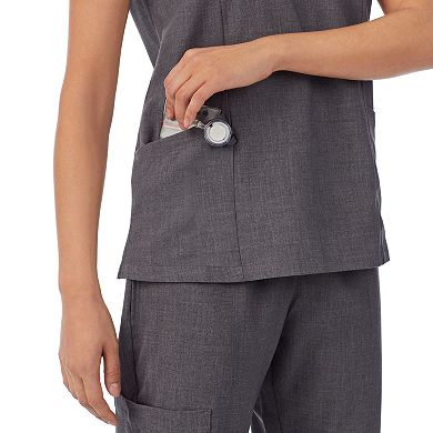Petite Cuddl Duds® Scrubs Top With 2 Pockets