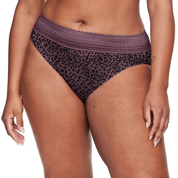 Warners No Pinching, No Problems® Dig-Free Comfort Waist with Lace Microfiber Hi-Cut 5109J