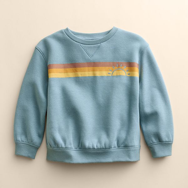Baby & Toddler Little Co. by Lauren Conrad Crewneck Sweatshirt - Sun Stripe (9 MONTHS)