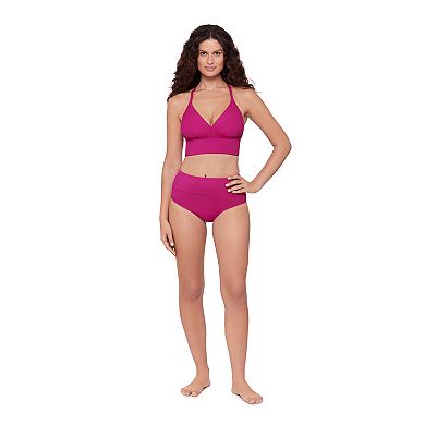 Women's Eco Beach Rib Longline Bralette Swim Top