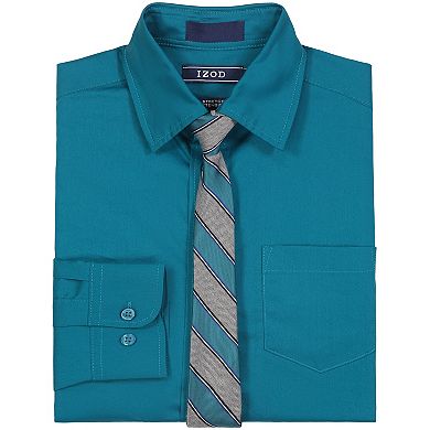 Boys 4-20 IZOD Shirt & Tie Set