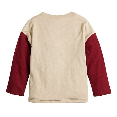 ORGANIC CREAM LONG-SLEEVE T-SHIRT, BABY BOY ORGANIC CREAM LONG-SLEEVE T-SHIRT, BABY BOY
