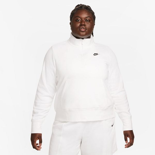 Plus Size Nike Sportswear Club Fleece Half-Zip Pullover