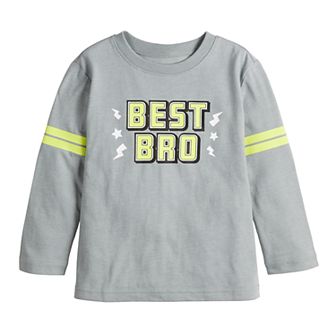 Toddler Boy Jumping Beans® Long Sleeve Varsity Graphic Tee