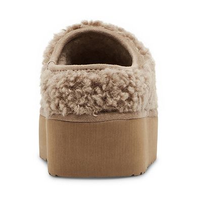 madden girl Women's Faux Fur Clogs