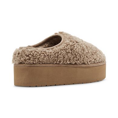 madden girl Women's Faux Fur Clogs