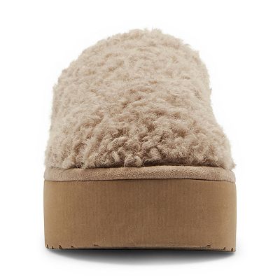 madden girl Women s Faux Fur Clogs