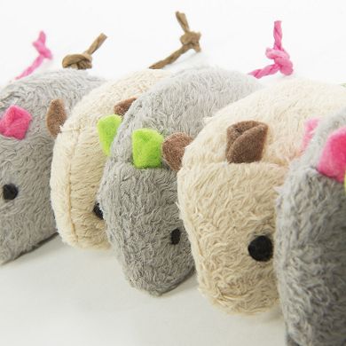 SmartyKat Skitter Critters 10-piece Value Pack Plush Mouse Catnip Cat Toys