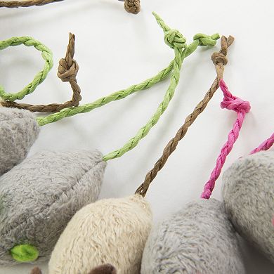 SmartyKat Skitter Critters 10-piece Value Pack Plush Mouse Catnip Cat Toys