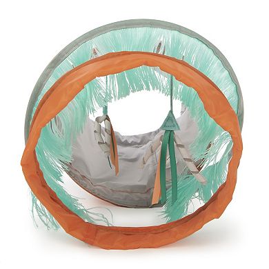 SmartyKat Fringe Frenzy Spring Tunnel Cat Toy