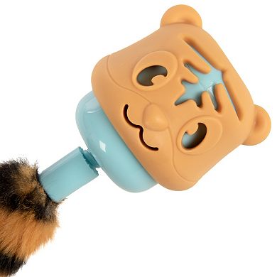 SmartyKat Twist 'N Twirl Electronic Motion Cat Toy with USB Rechargeable Battery & Twirling Feathered Teaser Tail