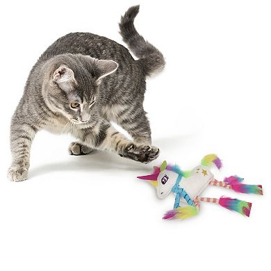SmartyKat Dazzle Unicorn Plush Crinkle Catnip Cat Toy