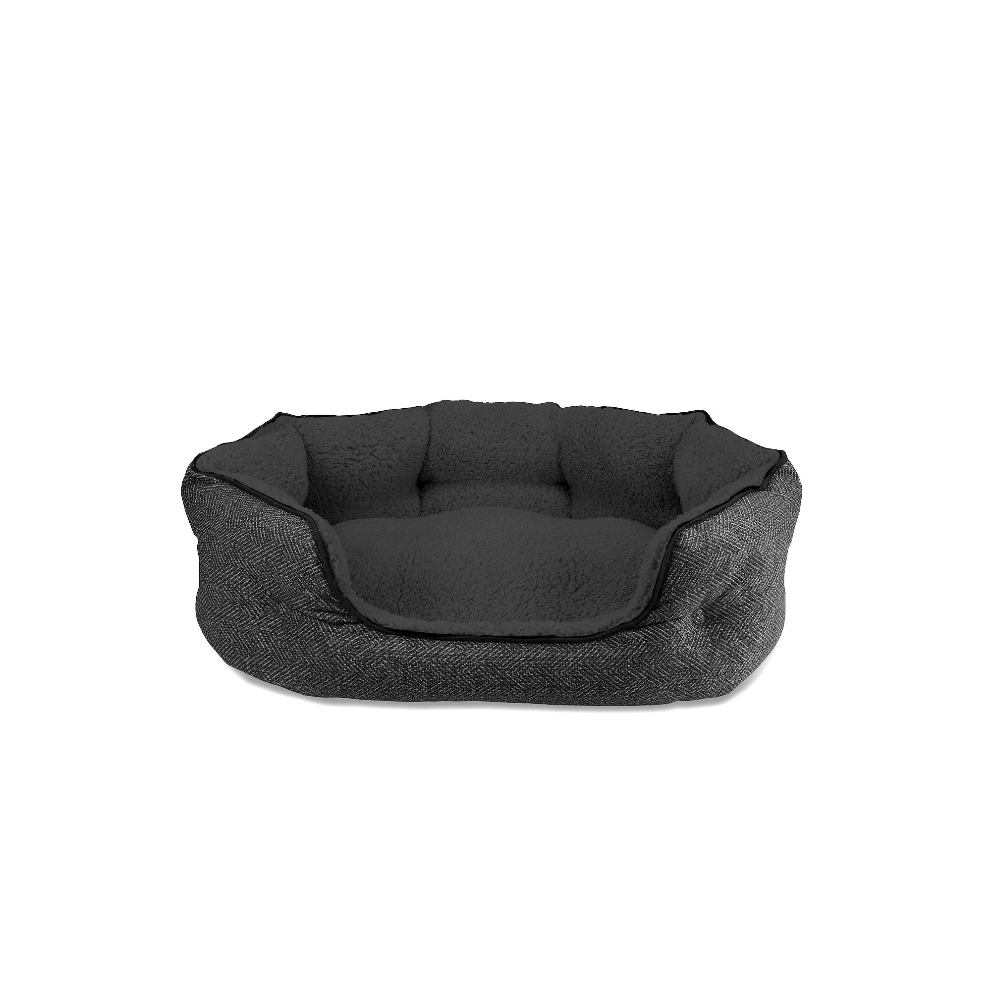 Canine Creations by Arlee Home & Pet Cozy Orthopedic Durable Pet Bed, Black