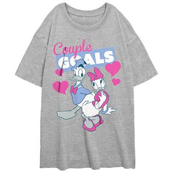 Juniors' Donald Duck And Daisy Couple Goals Graphic Tee