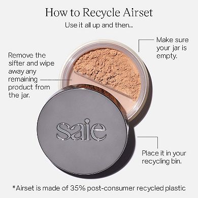 Airset Radiant and Weightless Talc-Free Loose Setting Powder