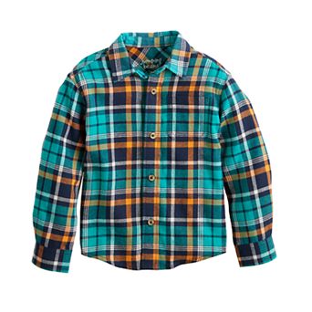 Toddler Boy & Boys 4-12 Jumping Beans® Adaptive Flannel Button Down Shirt