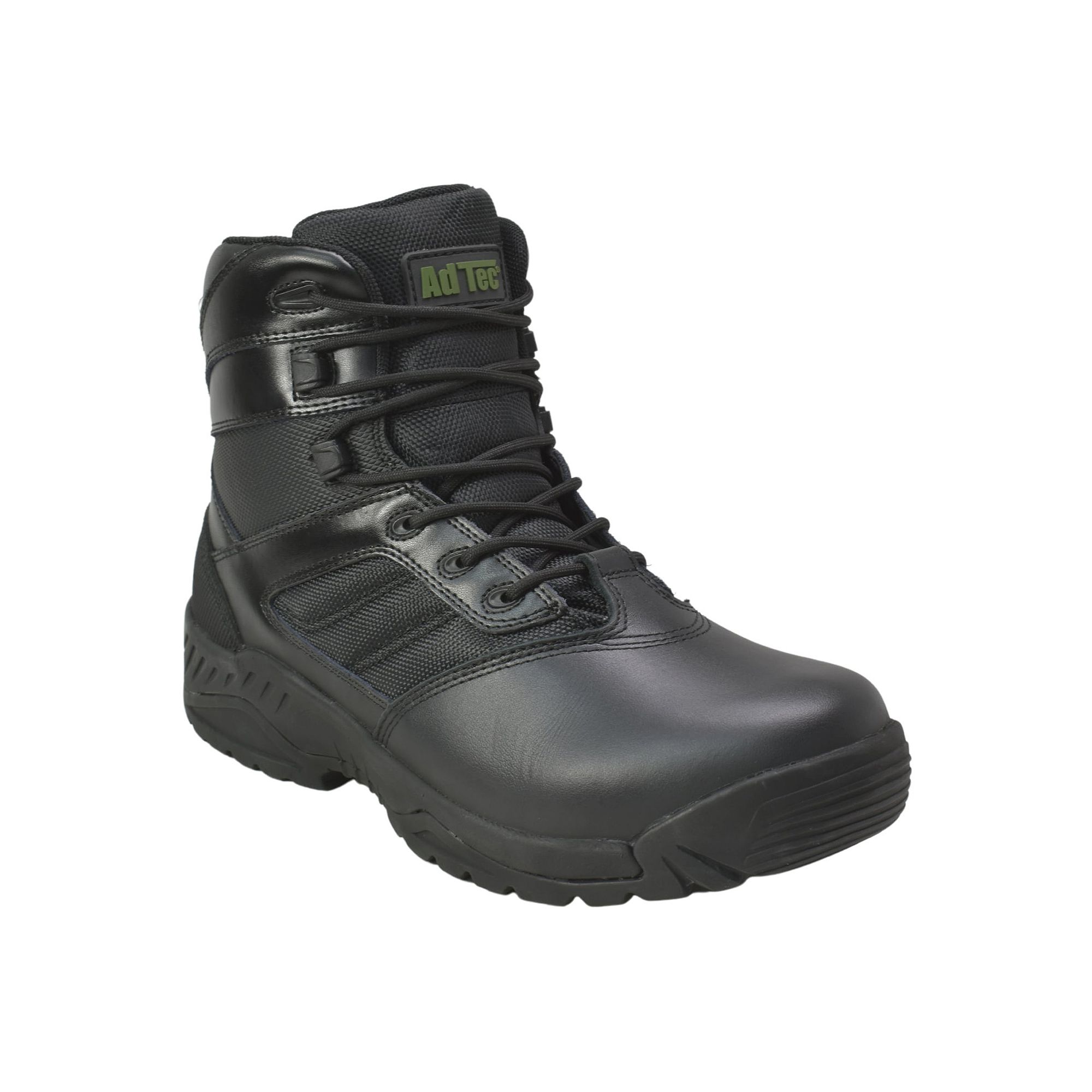AdTec Mens Composite Toe Waterproof Boots, Size: 8, Black