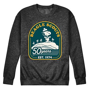 Men's Peanuts Beagle Scout Mountain Top Fleece Sweatshirt